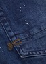  - DENHAM - Raw cuff paint splatter jeans