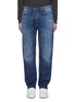 Main View - Click To Enlarge - DENHAM - Raw cuff paint splatter jeans