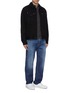 Figure View - Click To Enlarge - DENHAM - Raw cuff paint splatter jeans