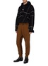 Figure View - Click To Enlarge - HAIDER ACKERMANN - Oversized grid print shirt