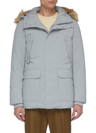 Main View - Click To Enlarge - SAVE THE DUCK - Plumtech® lined fur hood parka