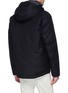 Back View - Click To Enlarge - NORSE PROJECTS - 'Loro Piana' hooded waterproof down wool jacket