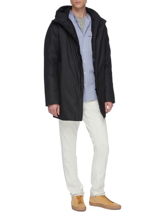 Figure View - Click To Enlarge - NORSE PROJECTS - 'Rokkvi 5.0' Gore-Tex waterproof down hooded parka