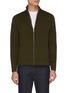 Main View - Click To Enlarge - NORSE PROJECTS - 'Fjord' contrast panel patchwork zip cardigan