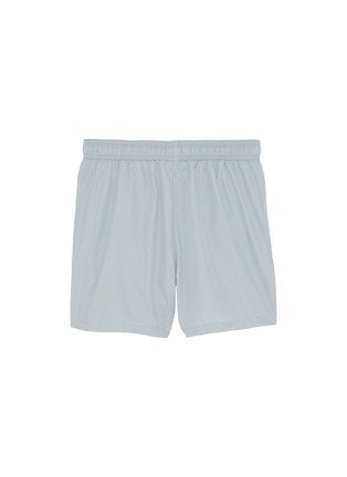 Back View - Click To Enlarge - TOPMAN - Linen blend swim shorts