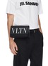 Figure View - Click To Enlarge - VALENTINO GARAVANI - Valentino Garavani 'VLTN' logo print leather convertible belt bag