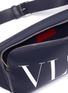 Detail View - Click To Enlarge - VALENTINO GARAVANI - Valentino Garavani 'VLTN' logo print leather bum bag