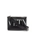 Main View - Click To Enlarge - VALENTINO GARAVANI - Valentino Garavani Layered logo print leather crossbody pouch