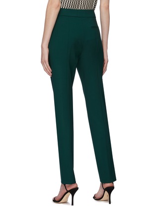 Back View - Click To Enlarge - OSCAR DE LA RENTA - Wool gabardine skinny suiting pants