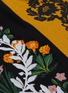 Detail View - Click To Enlarge - OSCAR DE LA RENTA - Tassel fringe drape mix floral patchwork skirt
