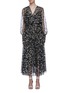 Main View - Click To Enlarge - OSCAR DE LA RENTA - Floral embroidered tulle dress