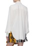 Back View - Click To Enlarge - OSCAR DE LA RENTA - Pussybow blouse