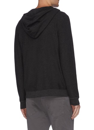 Back View - Click To Enlarge - JAMES PERSE - Reverse thermal knit hoodie