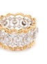 Detail View - Click To Enlarge - BUCCELLATI - 'Rombi Eternelle' diamond gold openwork ring