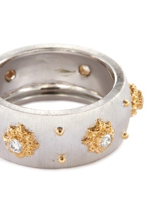 Detail View - Click To Enlarge - BUCCELLATI - Macri' diamond gold ring