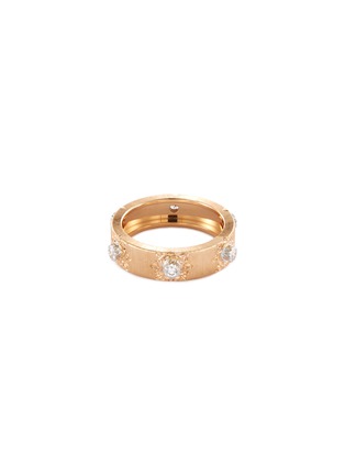 Main View - Click To Enlarge - BUCCELLATI - 'Macri' diamond gold ring
