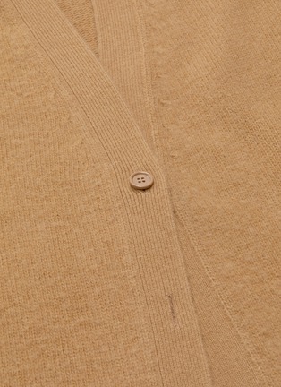  - BOTTEGA VENETA - Button side wool long cardigan