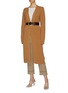 Figure View - Click To Enlarge - BOTTEGA VENETA - Button side wool long cardigan