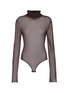 Main View - Click To Enlarge - BOTTEGA VENETA - Sheer knit turtleneck bodysuit