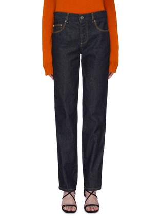 Main View - Click To Enlarge - BOTTEGA VENETA - Raw straight leg jeans