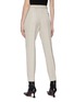Back View - Click To Enlarge - BOTTEGA VENETA - Belted cropped suiting pants