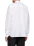 Back View - Click To Enlarge - BOTTEGA VENETA - Fold jetted pocket Oxford shirt