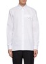 Main View - Click To Enlarge - BOTTEGA VENETA - Fold jetted pocket Oxford shirt