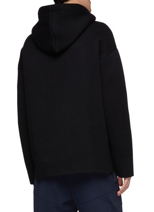 Back View - Click To Enlarge - BOTTEGA VENETA - Cashmere blend knit hoodie