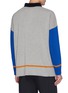 Back View - Click To Enlarge - LOEWE - Colourblock wool-cashmere polo sweater