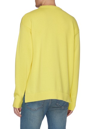 Back View - Click To Enlarge - LOEWE - 'Anagram' logo embroidered wool sweater