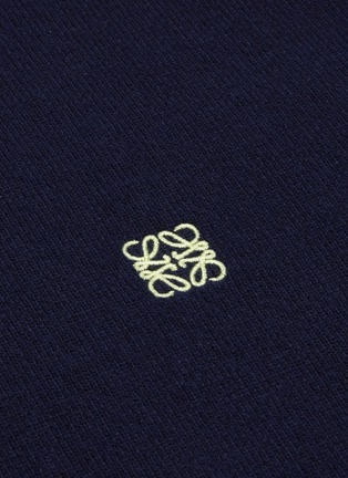  - LOEWE - 'Anagram' logo embroidered wool sweater