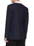 Back View - Click To Enlarge - LOEWE - Contrast peak lapel pinstripe tuxedo blazer