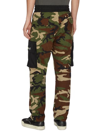 Back View - Click To Enlarge - DANIEL PATRICK - 'M93' drawstring camouflage print cargo pants