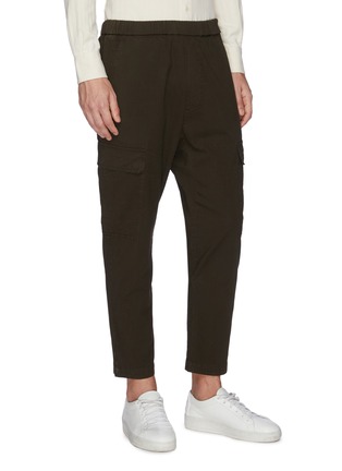 Front View - Click To Enlarge - BARENA - Ripstop cargo jogging pants