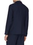 Back View - Click To Enlarge - BARENA - Stripe virgin wool soft blazer