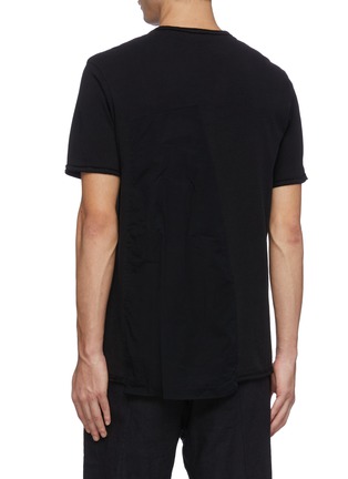 Back View - Click To Enlarge - ZIGGY CHEN - Panelled back T-shirt