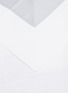 Detail View - Click To Enlarge - FRETTE - Bicolore queen size duvet set – White/Light Azure