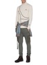 Figure View - Click To Enlarge - A-COLD-WALL* - Logo embroidered contrast stitching turtleneck top