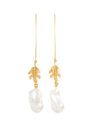 Main View - Click To Enlarge - OSCAR DE LA RENTA - 'Acorn' freshwater pearl drop earrings
