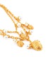 Detail View - Click To Enlarge - OSCAR DE LA RENTA - 'Pinecone' charm faux pearl multi layer necklace