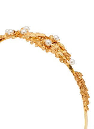 Detail View - Click To Enlarge - OSCAR DE LA RENTA - 'Acorn' faux pearl headband