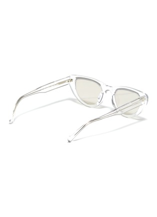 Figure View - Click To Enlarge - FIXXATIVE - 'Mon-Paris' acetate cat eye sunglasses