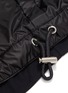  - SACAI - Drawstring hem layered panel nylon shirt jacket