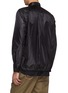 Back View - Click To Enlarge - SACAI - Drawstring hem layered panel nylon shirt jacket