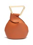 Main View - Click To Enlarge - CULT GAIA - 'Astraea' mini leather geometric top handle bag