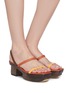 Figure View - Click To Enlarge - CULT GAIA - 'Fifi' strappy leather platform sandals