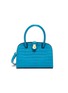 Main View - Click To Enlarge - MANU ATELIER - 'Ladybird' micro croc embossed leather top handle bag