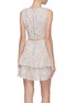 Back View - Click To Enlarge - ALICE & OLIVIA - 'Tonie' floral print broderie anglaise tiered sleeveless dress