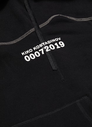  - KIKO KOSTADINOV - '0007' graphic print hoodie