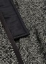 Detail View - Click To Enlarge - SACAI - Asymmetric drape herringbone pleated peplum skirt